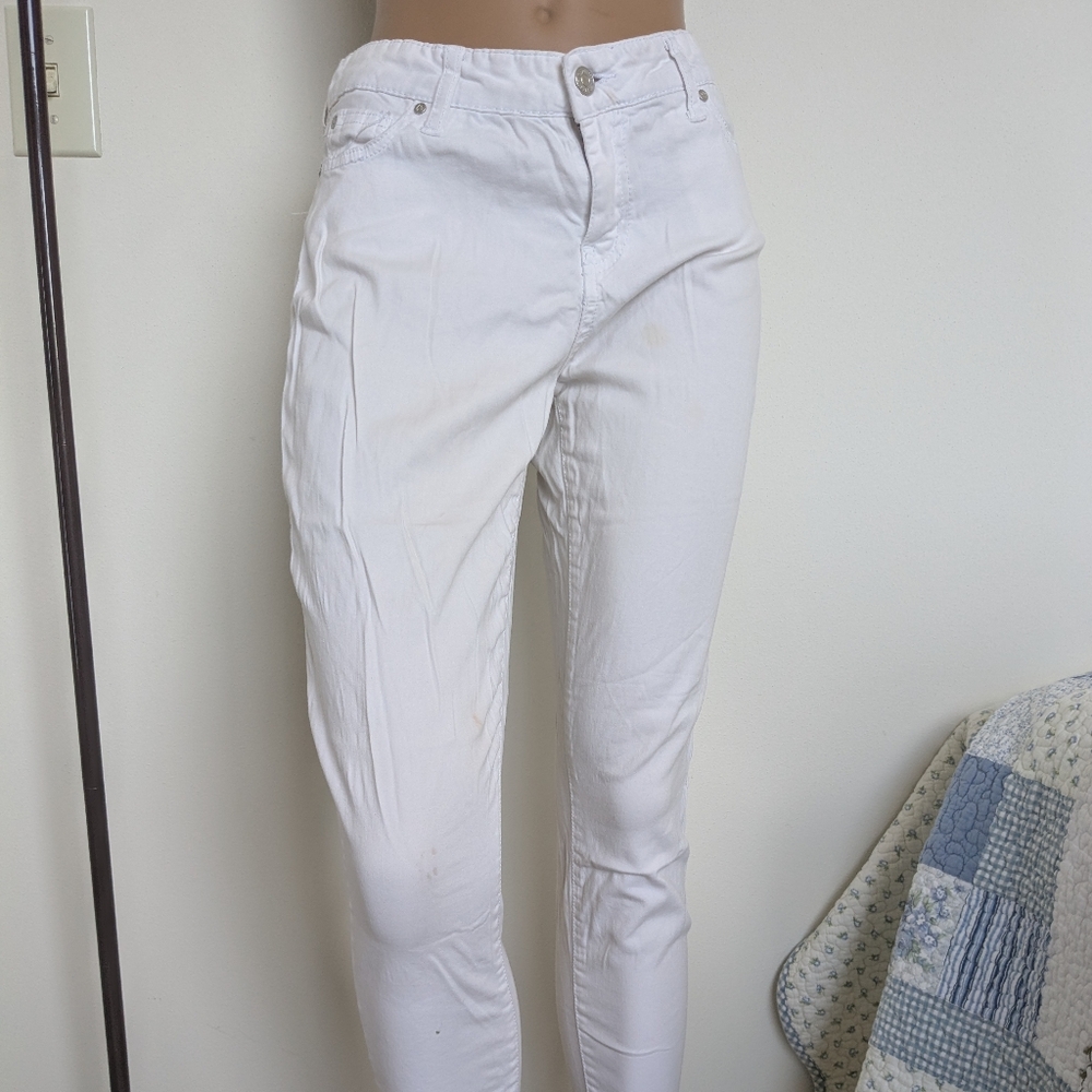 Women's White Skinny Jeans